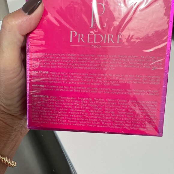 Predire Paris Skin Collagen Renewal Mask NWT UNOPENED - Picture 2 of 4